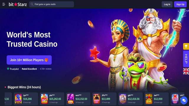 BitStarz casino screenshot